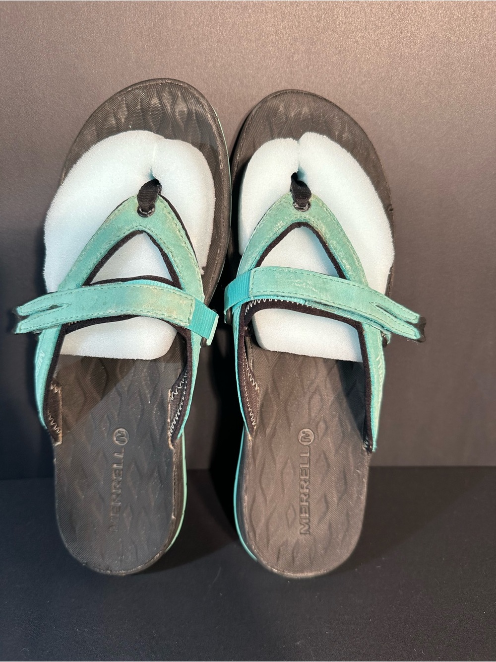 Merrell Woman's Siren Flip Q2 Athletic Sandal Flip Flop Sz 9 Turquoise QForm2 - Picture 1 of 10